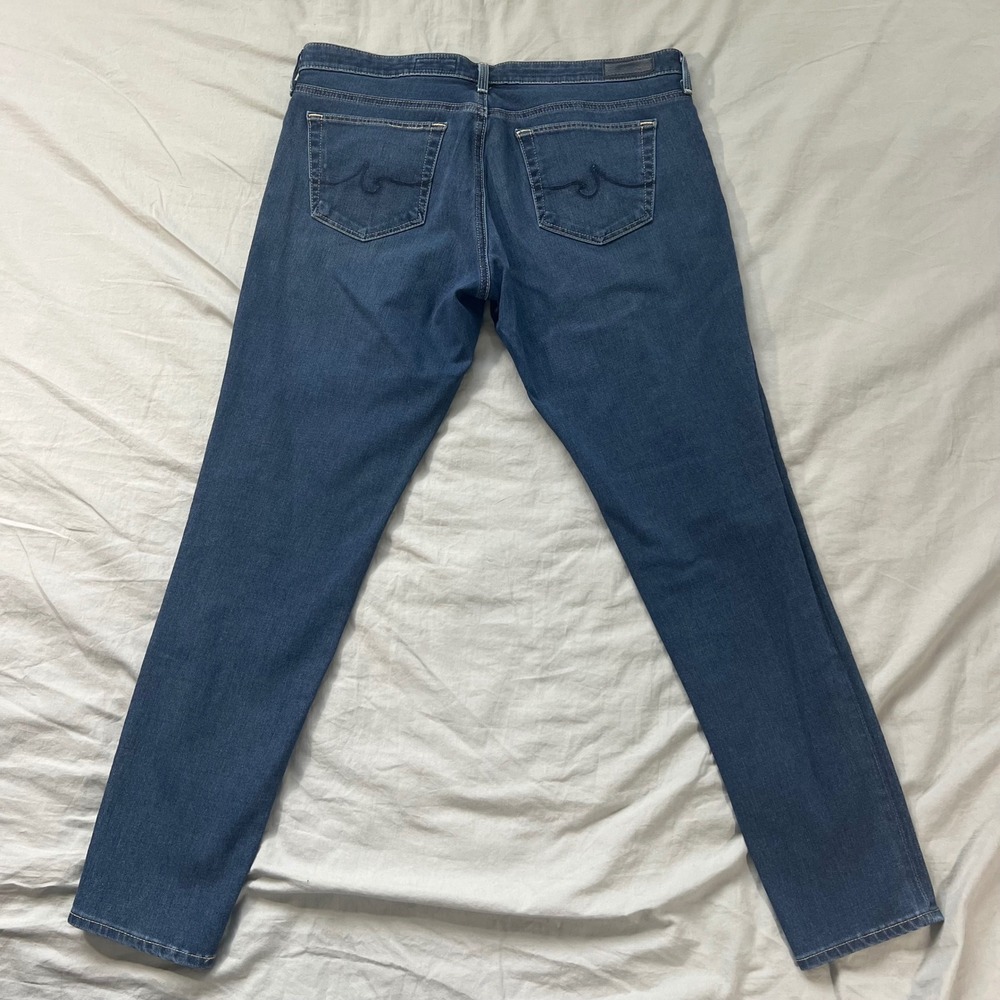 AG Jeans The Legging Ankle Contour Women's Size 31R 360 Super Skinny Jeans Blue